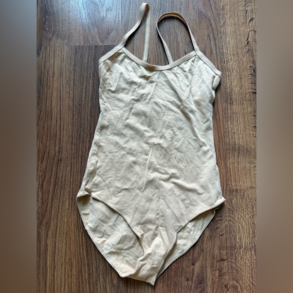 American Apparel Beige Nude Bodysuit BNWOT